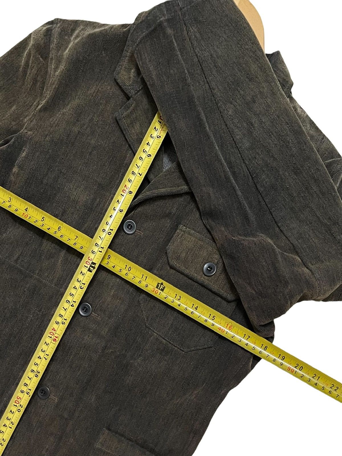 Designer × Japanese Brand VTG JAPANESE TESS HIRO DENIM JACKET UTILITY RARE COLOURS Size US S / EU 44-46 / 1 - 20 Thumbnail