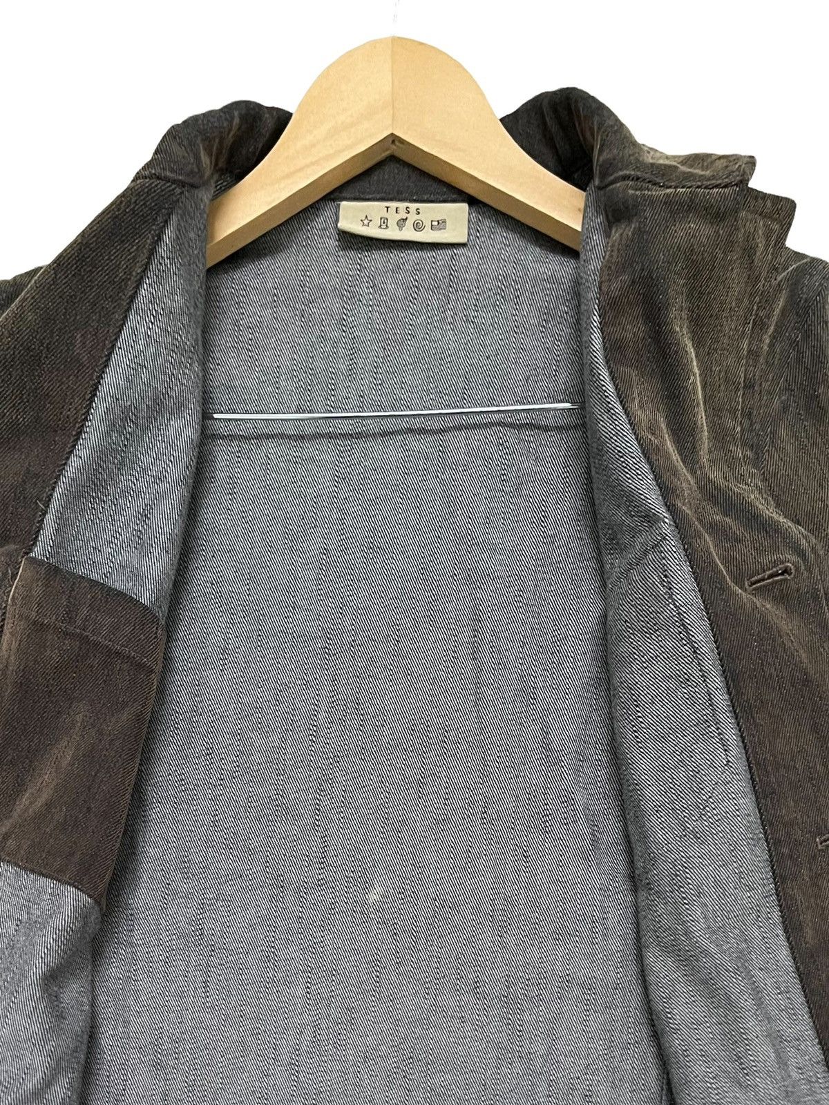 Designer × Japanese Brand VTG JAPANESE TESS HIRO DENIM JACKET UTILITY RARE COLOURS Size US S / EU 44-46 / 1 - 13 Thumbnail
