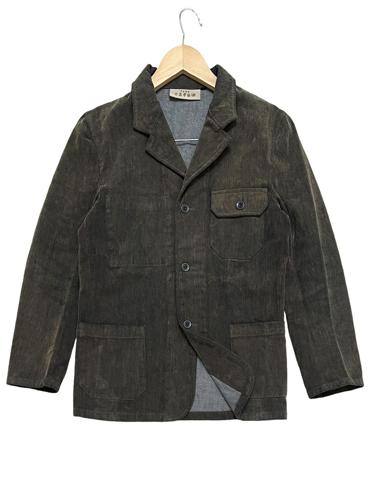 Designer × Japanese Brand VTG JAPANESE TESS HIRO DENIM JACKET UTILITY RARE COLOURS Size US S / EU 44-46 / 1 - 1 Thumbnail