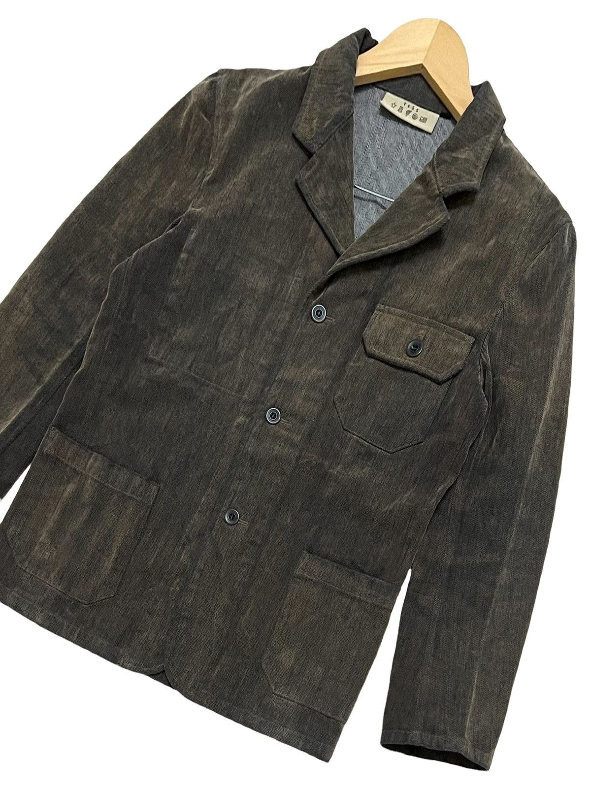 Designer × Japanese Brand VTG JAPANESE TESS HIRO DENIM JACKET UTILITY RARE COLOURS Size US S / EU 44-46 / 1 - 8 Thumbnail