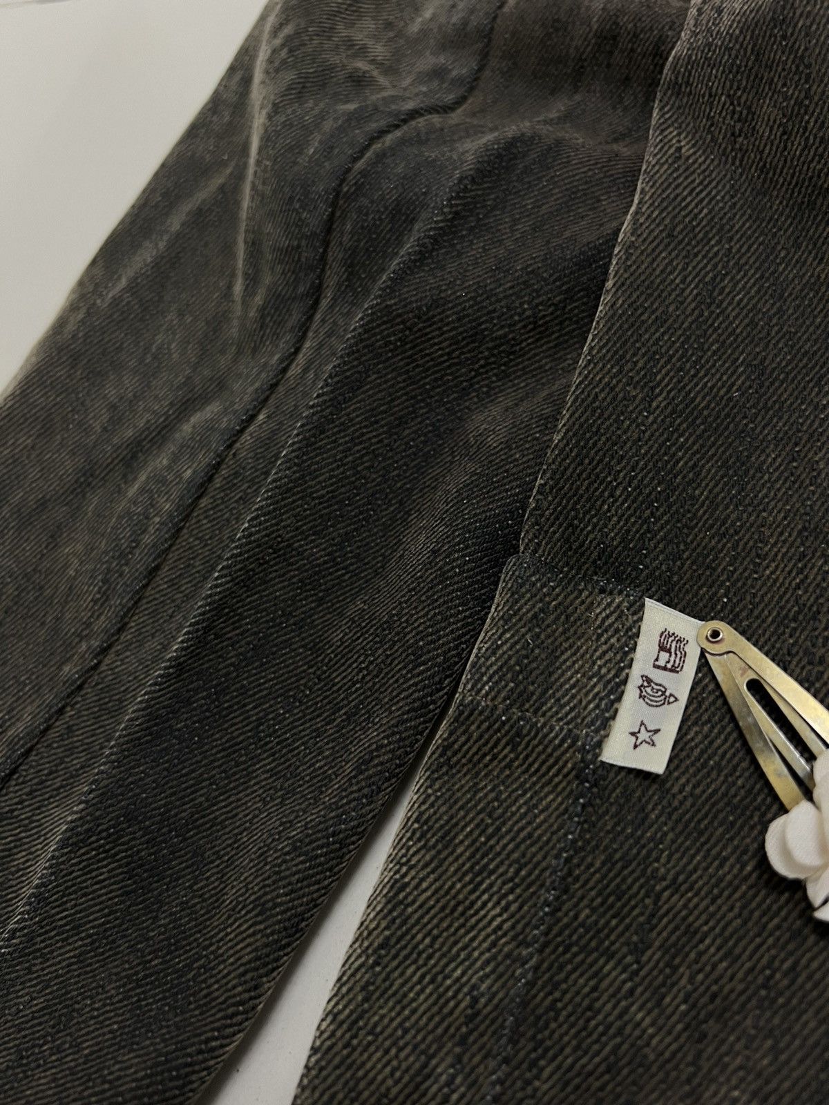 Designer × Japanese Brand VTG JAPANESE TESS HIRO DENIM JACKET UTILITY RARE COLOURS Size US S / EU 44-46 / 1 - 14 Thumbnail