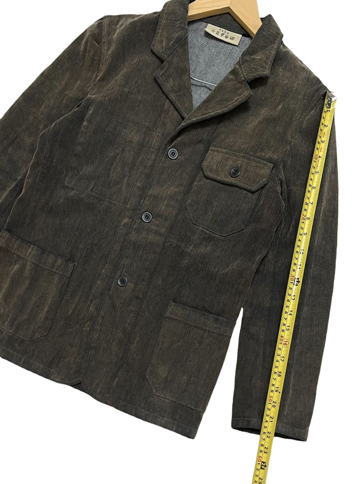 Designer × Japanese Brand VTG JAPANESE TESS HIRO DENIM JACKET UTILITY RARE COLOURS Size US S / EU 44-46 / 1 - 21 Thumbnail