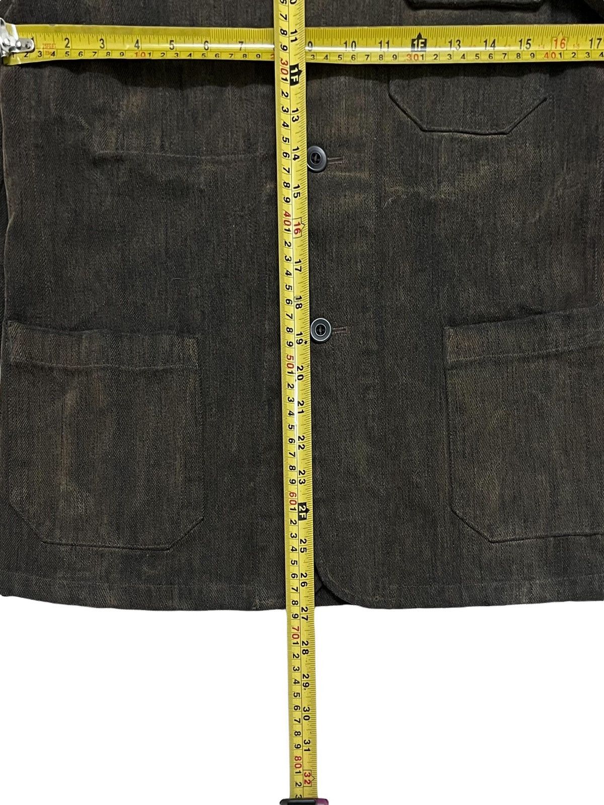Designer × Japanese Brand VTG JAPANESE TESS HIRO DENIM JACKET UTILITY RARE COLOURS Size US S / EU 44-46 / 1 - 22 Thumbnail