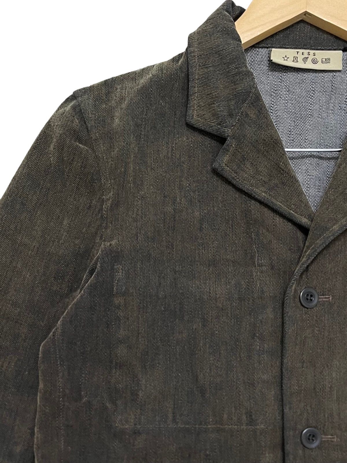 Designer × Japanese Brand VTG JAPANESE TESS HIRO DENIM JACKET UTILITY RARE COLOURS Size US S / EU 44-46 / 1 - 7 Thumbnail