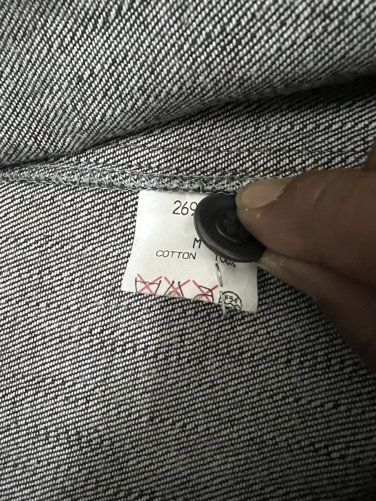 Designer × Japanese Brand VTG JAPANESE TESS HIRO DENIM JACKET UTILITY RARE COLOURS Size US S / EU 44-46 / 1 - 18 Thumbnail
