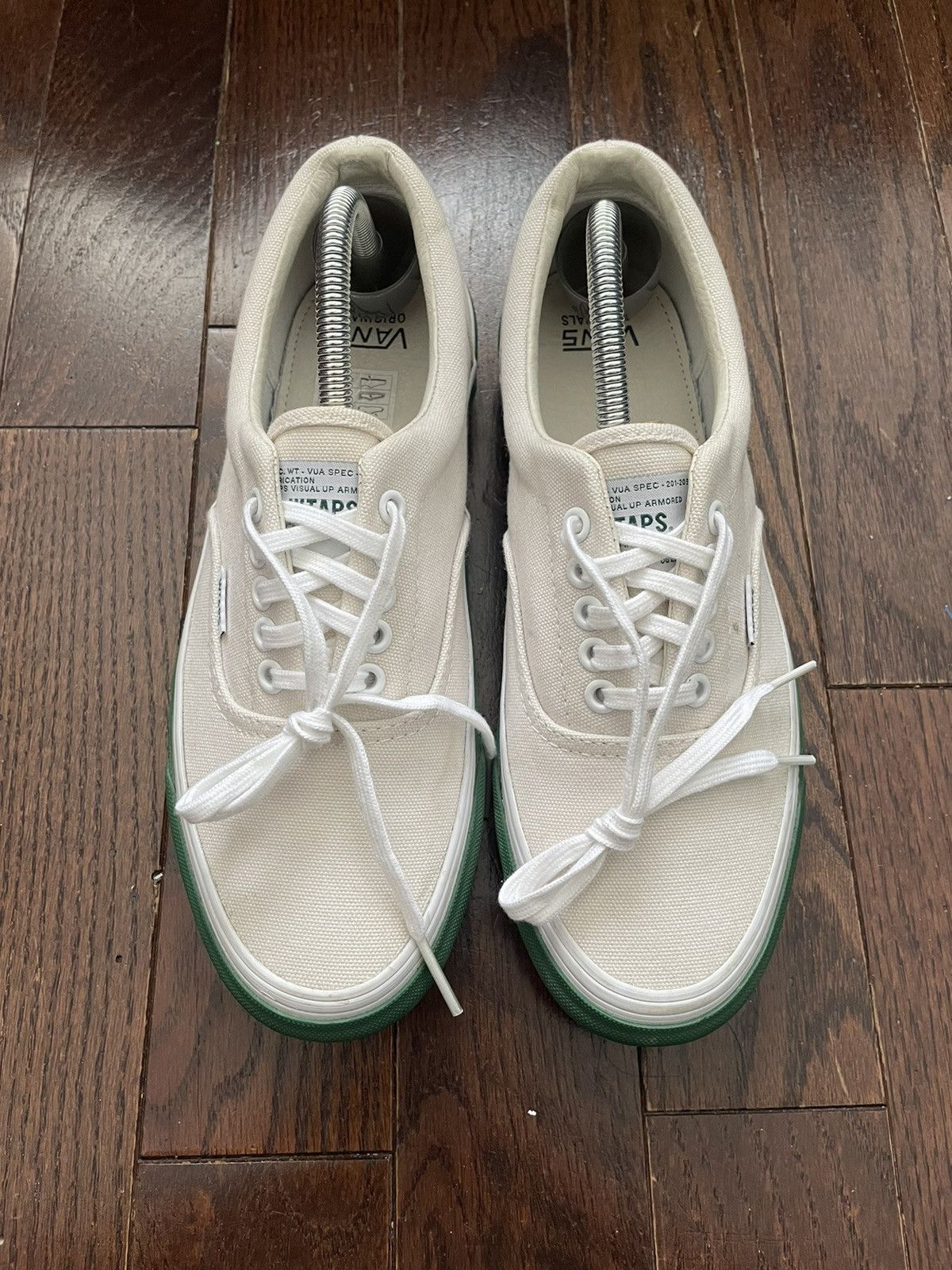 Vans × Wtaps Vans Wtaps OG Era LX Off White / Green Size US 8.5 / EU 41-42 - 2 Thumbnail