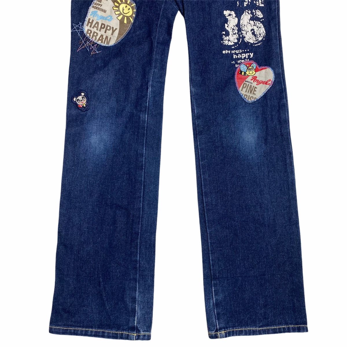 Hysteric Glamour × Japanese Brand ❤️‍🔥DELETE24H❤️‍🔥1990s Angel Blue Flower Generation Patch Denim Size US 26 / EU 42 - 4 Thumbnail
