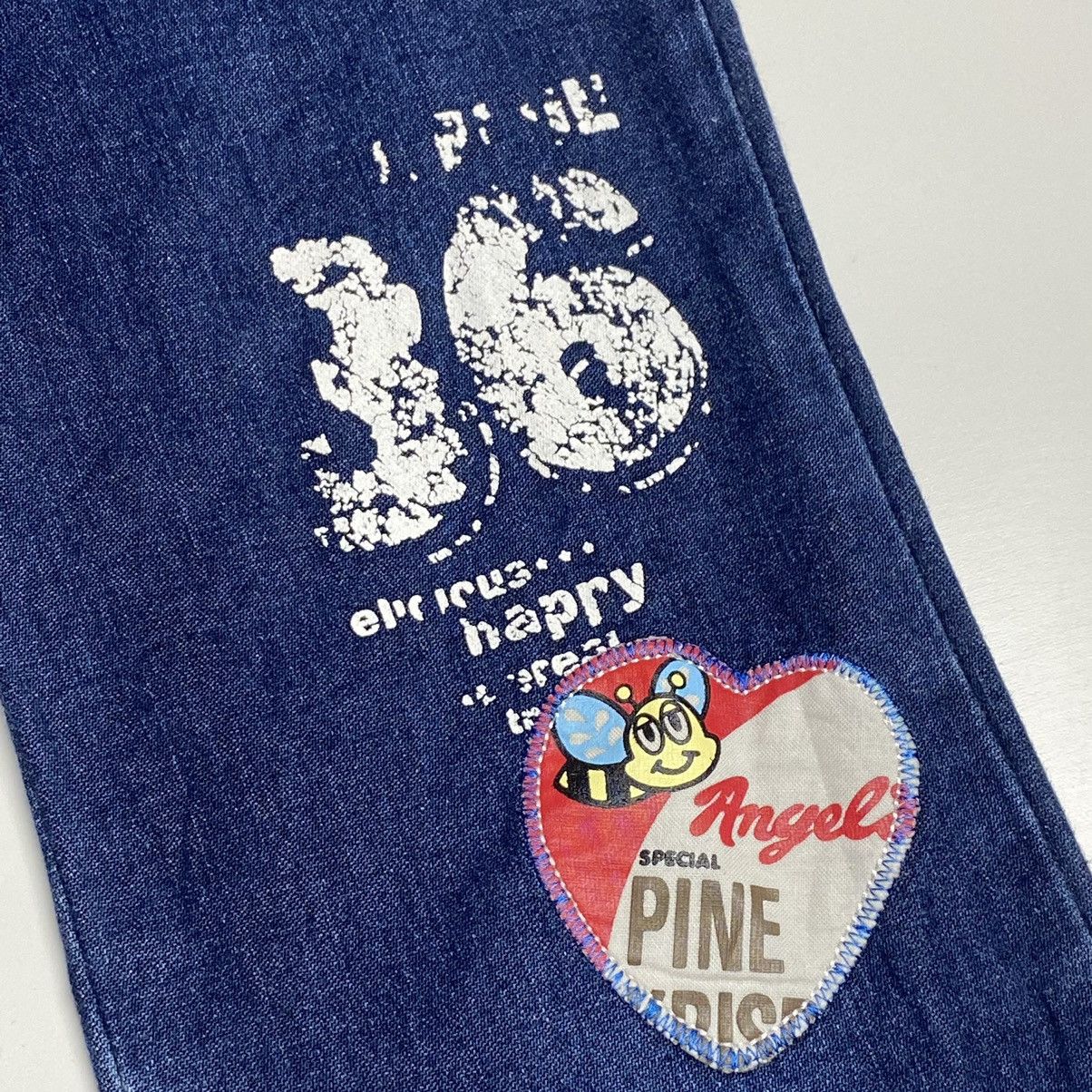 Hysteric Glamour × Japanese Brand ❤️‍🔥DELETE24H❤️‍🔥1990s Angel Blue Flower Generation Patch Denim Size US 26 / EU 42 - 9 Thumbnail