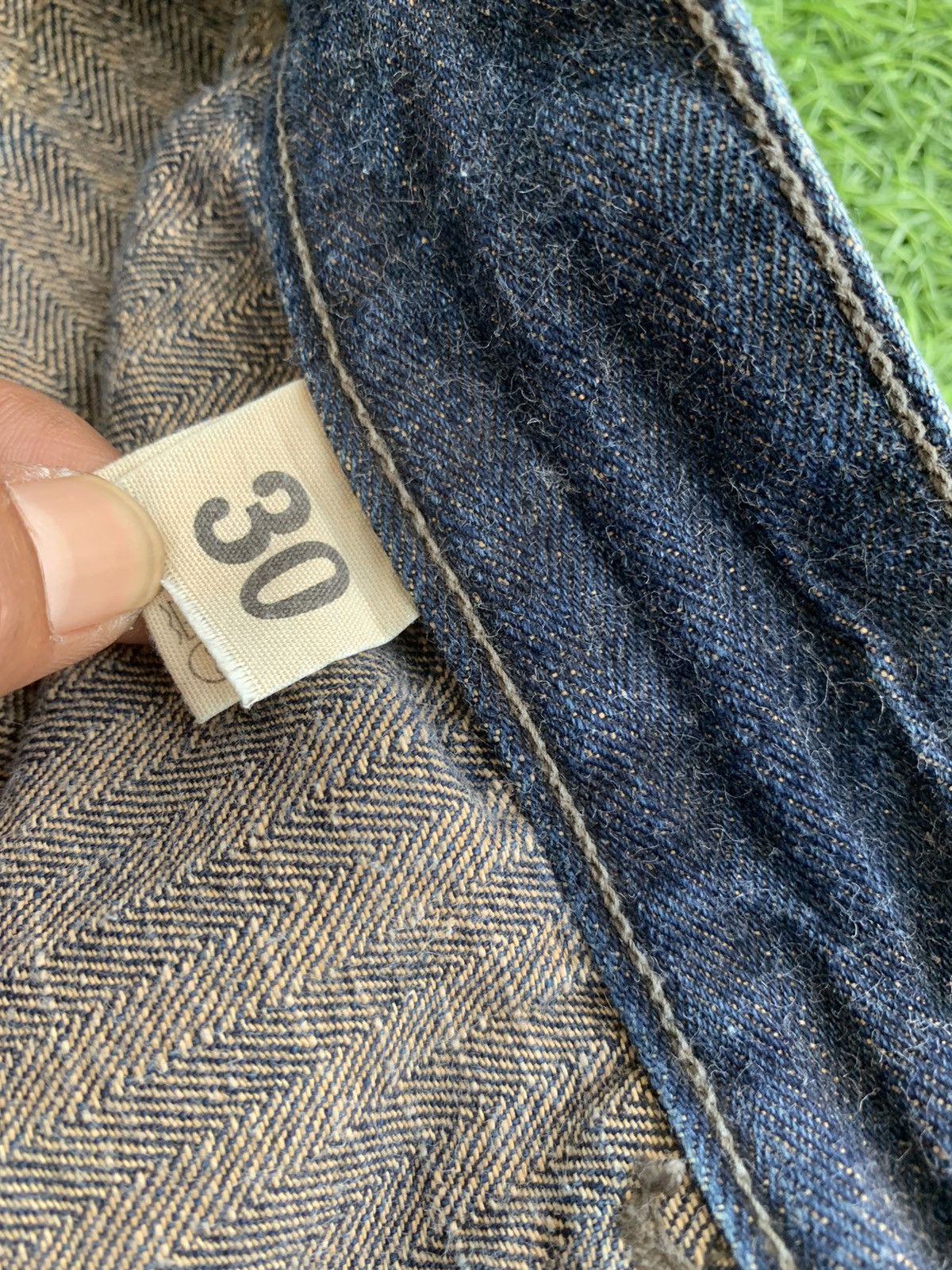 Warehouse Werehouse DW WWll US Military Style Buckle Back Denim Pant Size US 30 / EU 46 - 12 Thumbnail