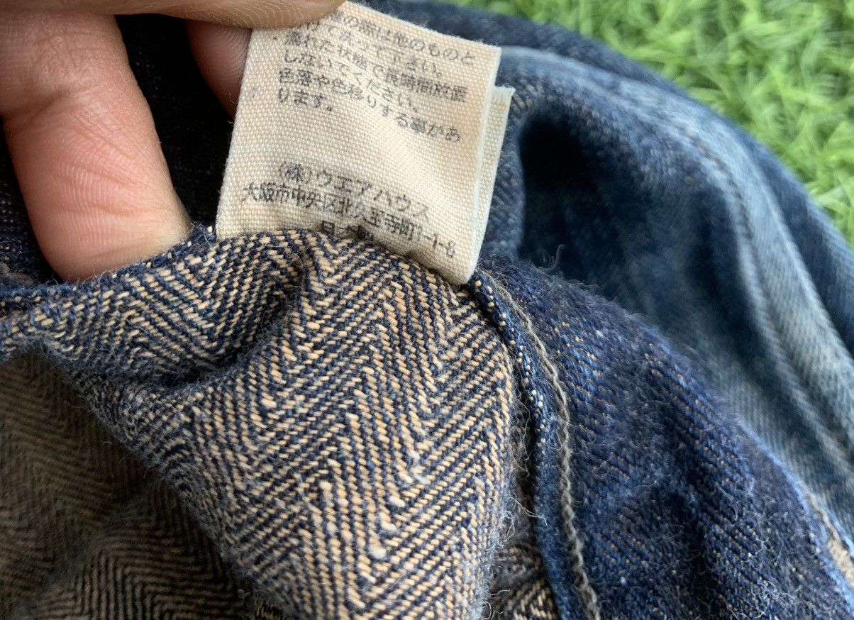 Warehouse Werehouse DW WWll US Military Style Buckle Back Denim Pant Size US 30 / EU 46 - 11 Thumbnail