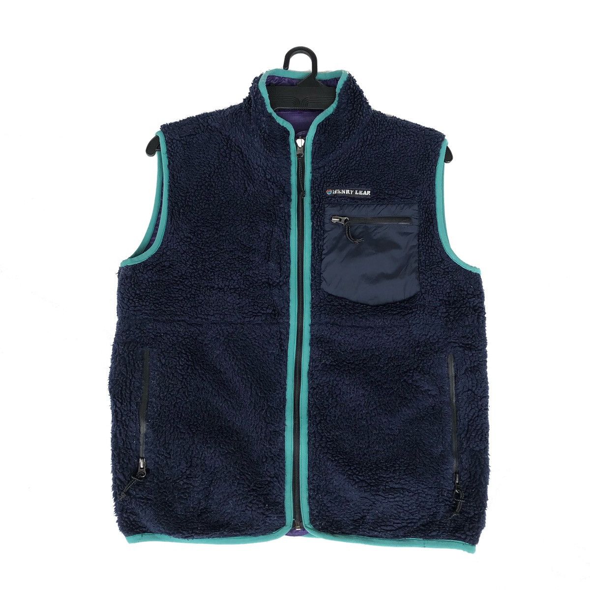 Japanese Brand Henry Lear Reversible Fleece Vest/Jacket Size US M / EU 48-50 / 2 - 1 Thumbnail