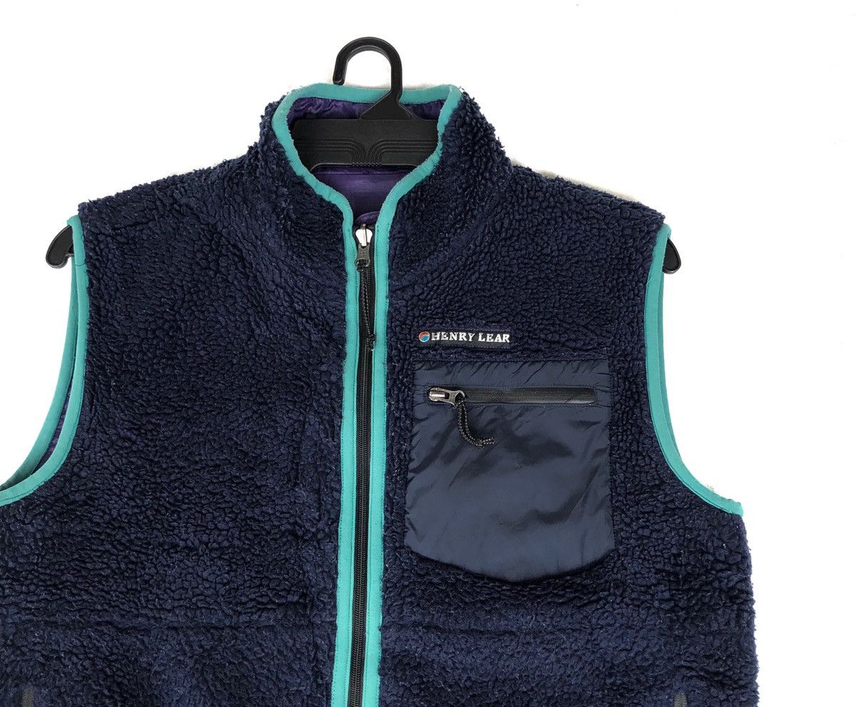 Japanese Brand Henry Lear Reversible Fleece Vest/Jacket Size US M / EU 48-50 / 2 - 3 Thumbnail