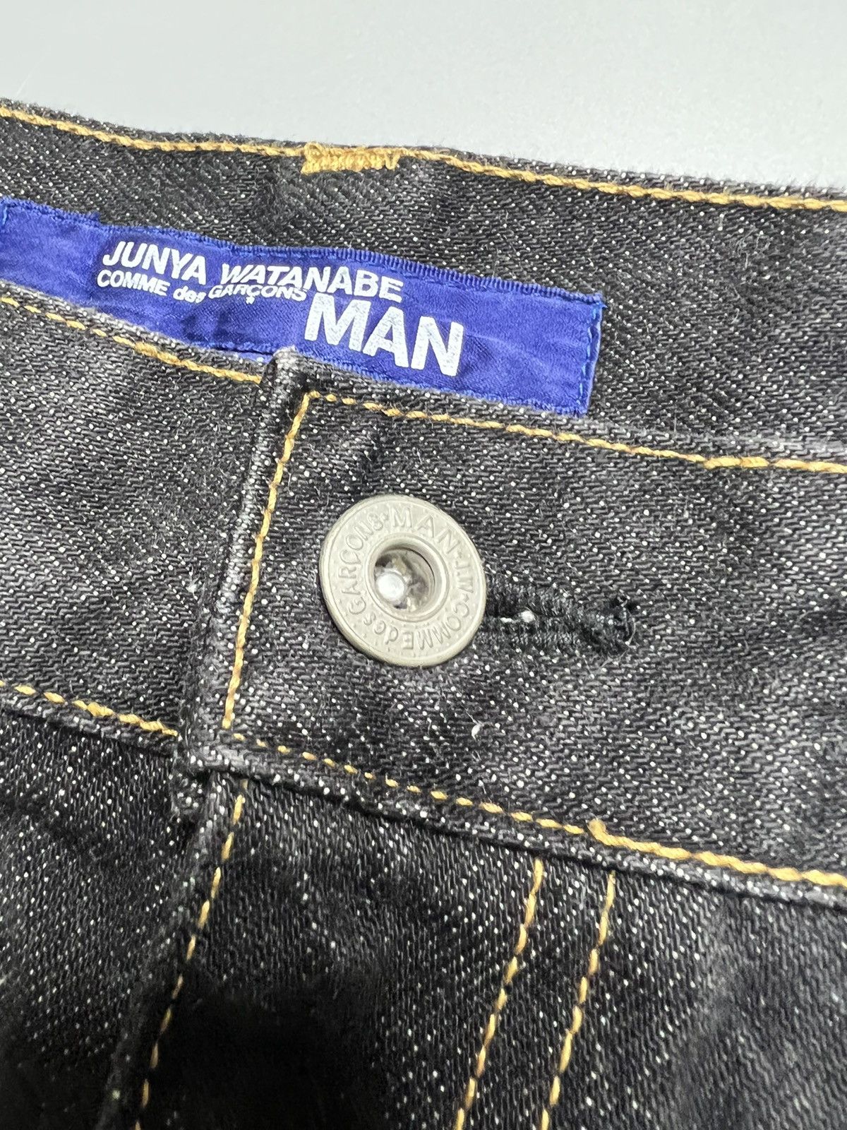 Comme des Garcons Junya watanabe-S/S17 distressed patchwork denim pants Size US 31 - 9 Thumbnail