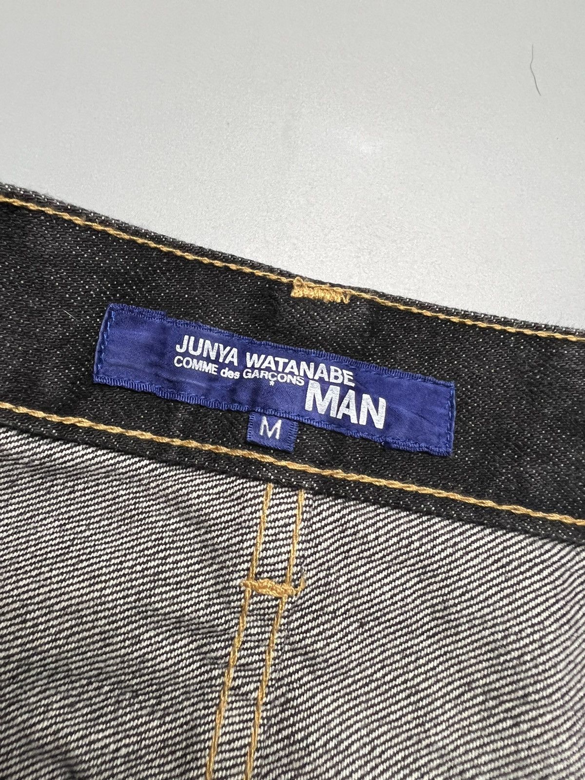 Comme des Garcons Junya watanabe-S/S17 distressed patchwork denim pants Size US 31 - 10 Thumbnail