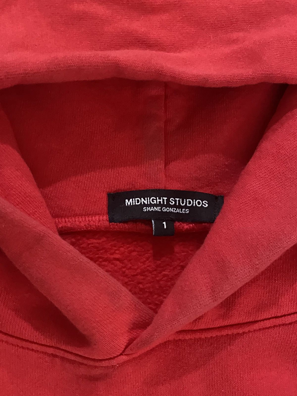 Midnight Studios Midnight Studios Red Screenprint Runway Hoodie Midnight Rave Size US M / EU 48-50 / 2 - 5 Thumbnail