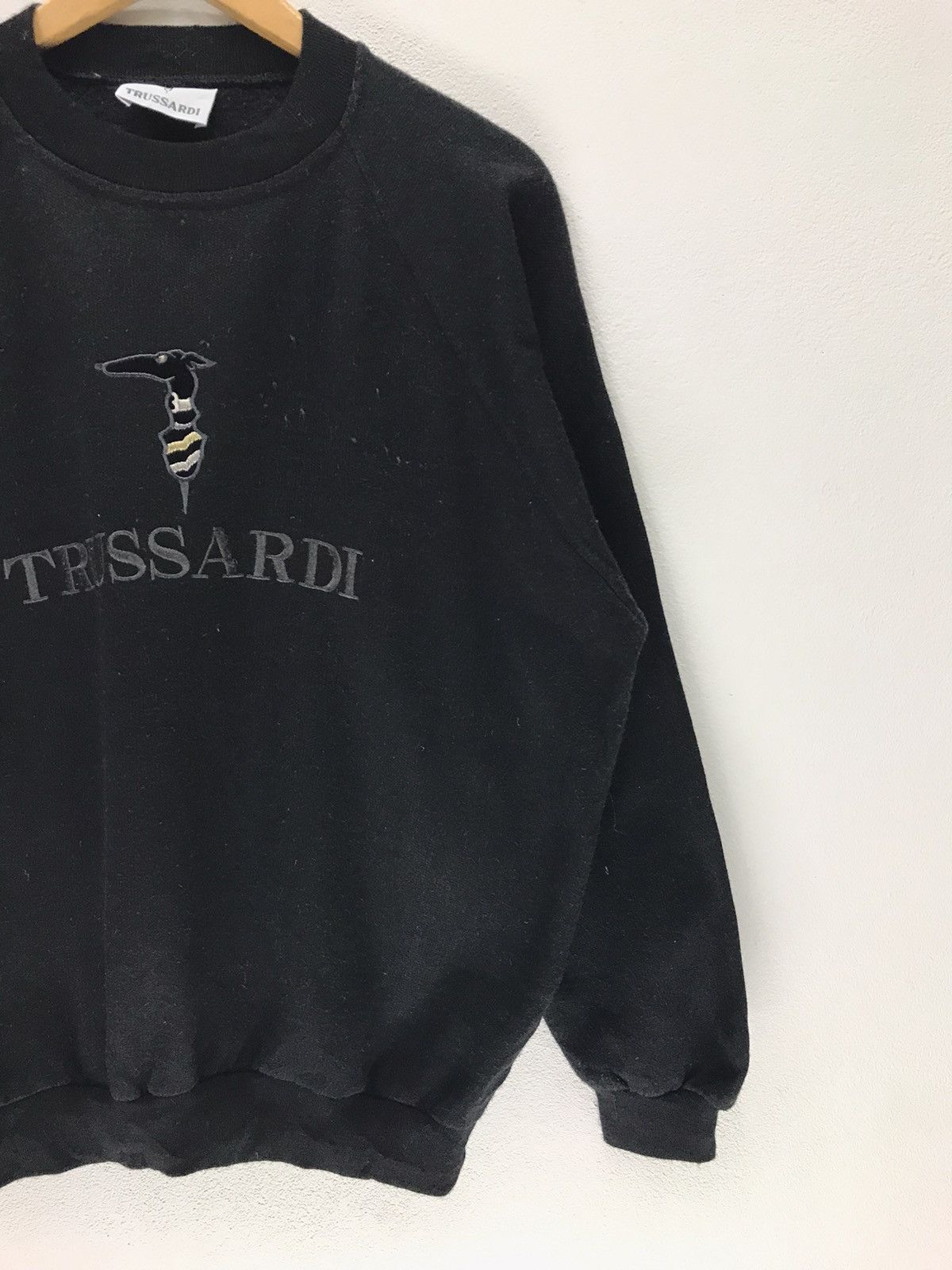 Trussardi × Vintage Vintage Trussardi Embroidery Big Logo Sweatshirt Size US M / EU 48-50 / 2 - 4 Thumbnail