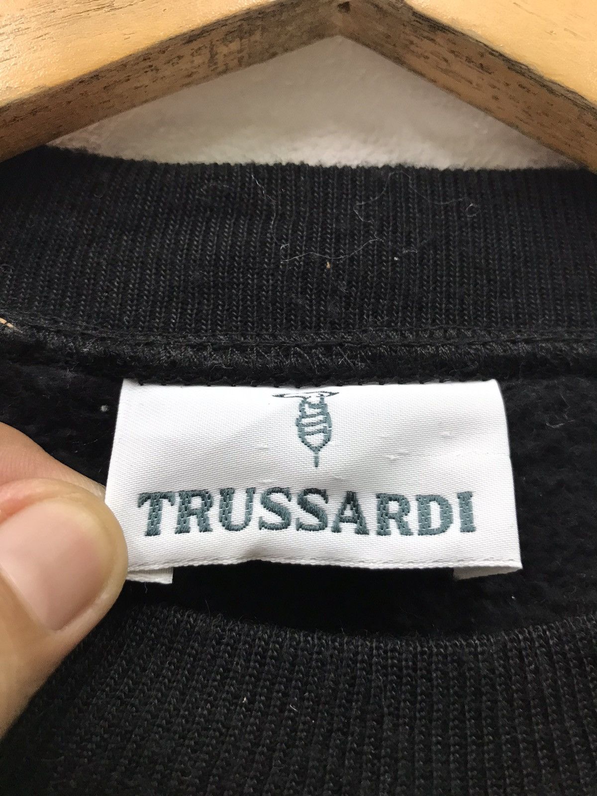 Trussardi × Vintage Vintage Trussardi Embroidery Big Logo Sweatshirt Size US M / EU 48-50 / 2 - 6 Thumbnail