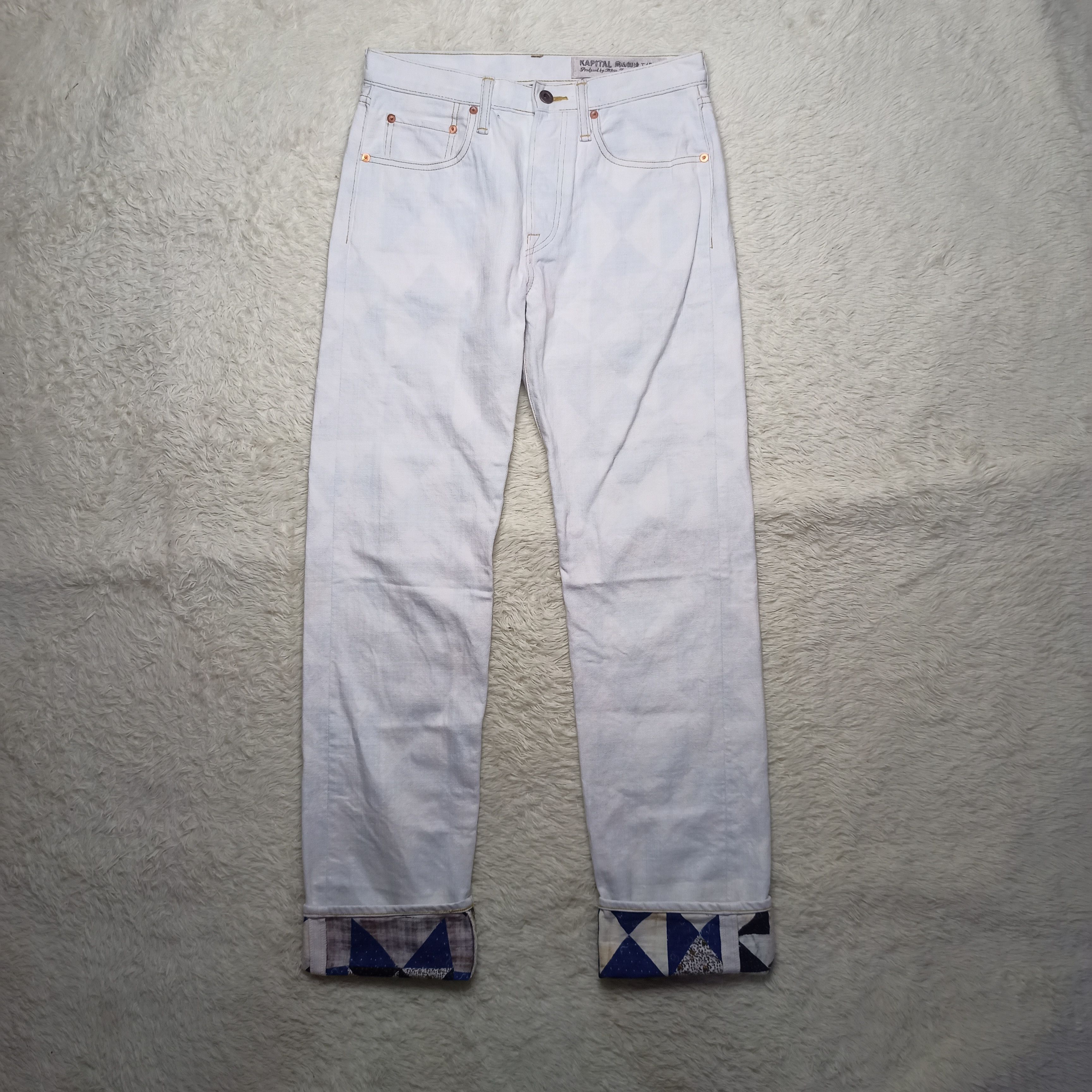 Kapital Kapital Inside Print denim pants Size US 30 / EU 46 - 1 Thumbnail