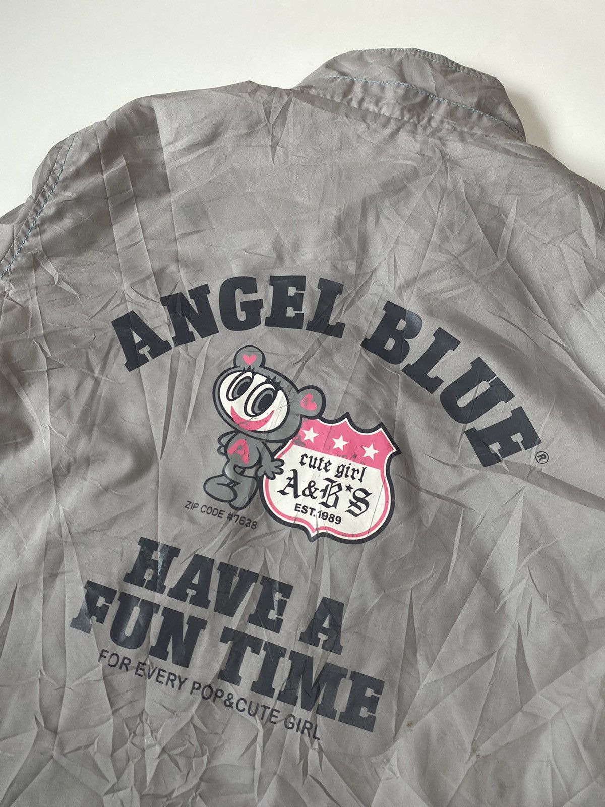 Hysteric Glamour 1990s Angel Blue - Have A Fun Time Lightweight Jacket Size US M / EU 48-50 / 2 - 9 Thumbnail