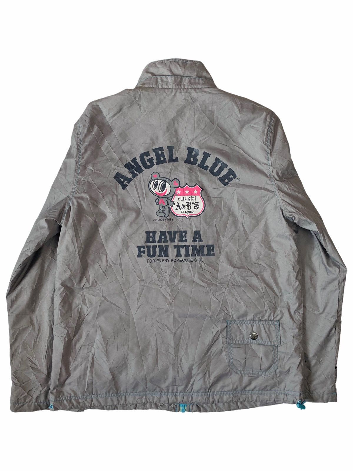 Hysteric Glamour 1990s Angel Blue - Have A Fun Time Lightweight Jacket Size US M / EU 48-50 / 2 - 5 Thumbnail