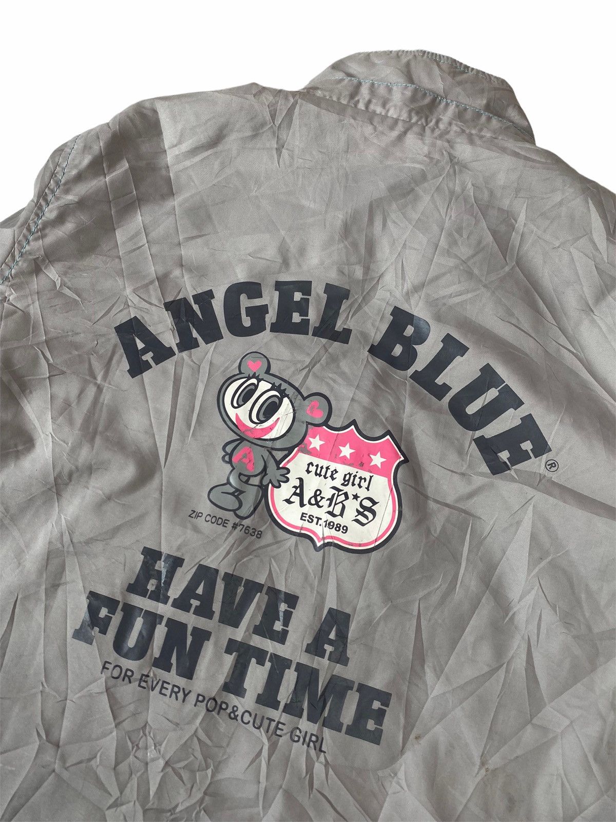 Hysteric Glamour 1990s Angel Blue - Have A Fun Time Lightweight Jacket Size US M / EU 48-50 / 2 - 8 Thumbnail