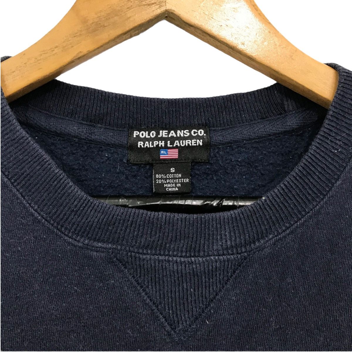 Polo Ralph Lauren × Ralph Lauren × Vintage Polo Jeans Ralph Lauren Usa Flag Sweatshirt Size US M / EU 48-50 / 2 - 6 Thumbnail