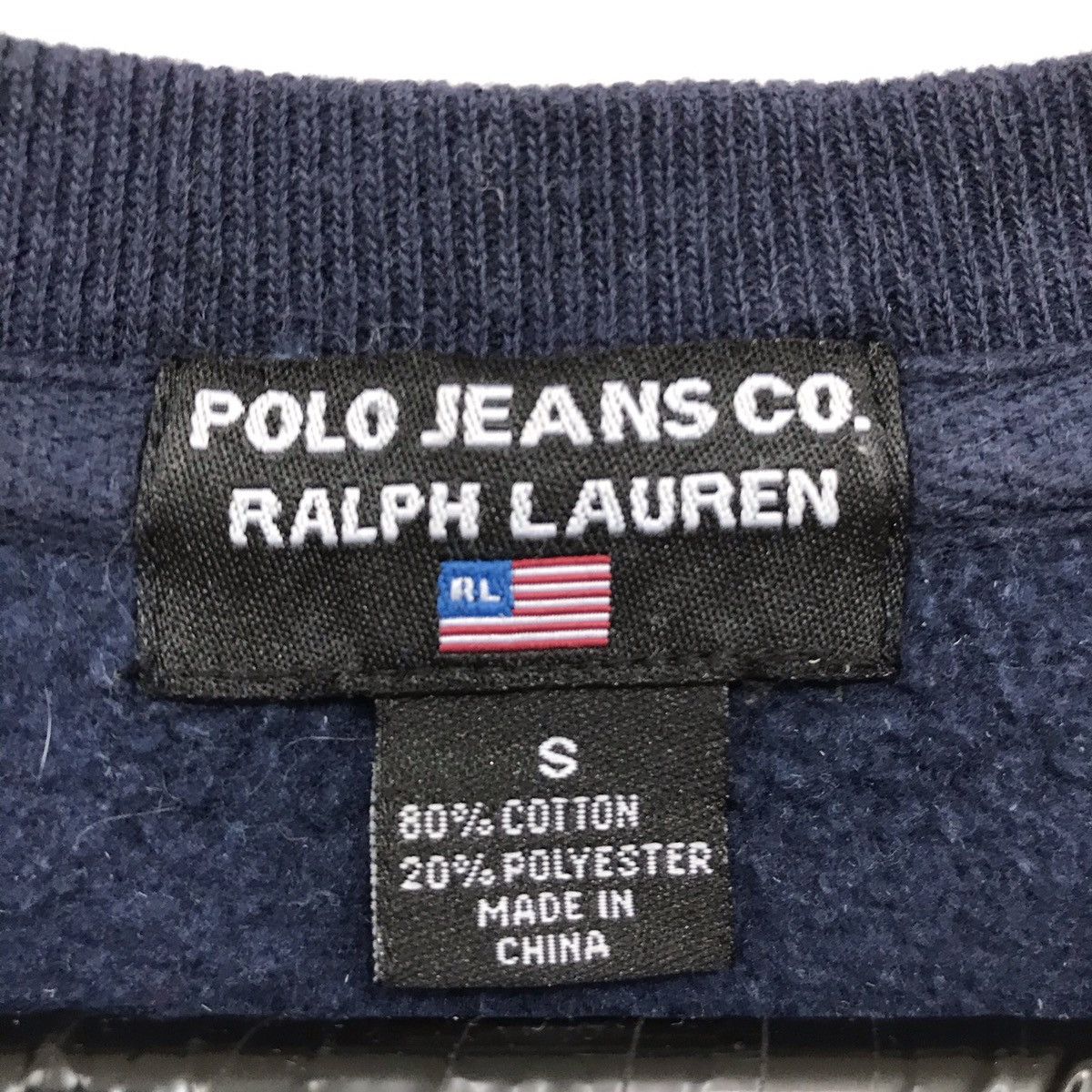 Polo Ralph Lauren × Ralph Lauren × Vintage Polo Jeans Ralph Lauren Usa Flag Sweatshirt Size US M / EU 48-50 / 2 - 7 Thumbnail