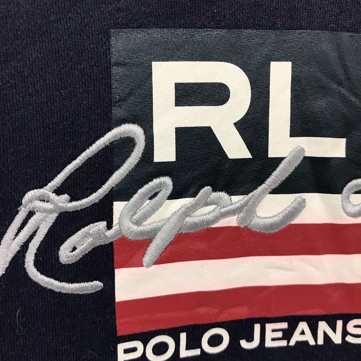 Polo Ralph Lauren × Ralph Lauren × Vintage Polo Jeans Ralph Lauren Usa Flag Sweatshirt Size US M / EU 48-50 / 2 - 4 Thumbnail