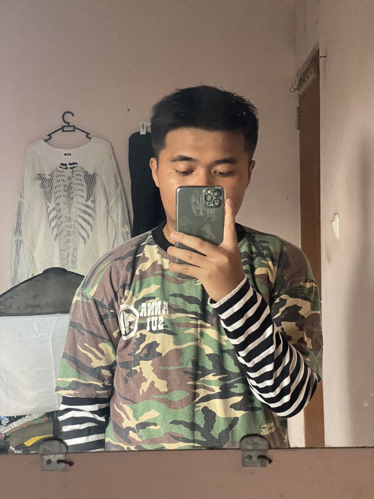 izzue Layered Stripped Longsleeve Size US M / EU 48-50 / 2 - 2 Thumbnail