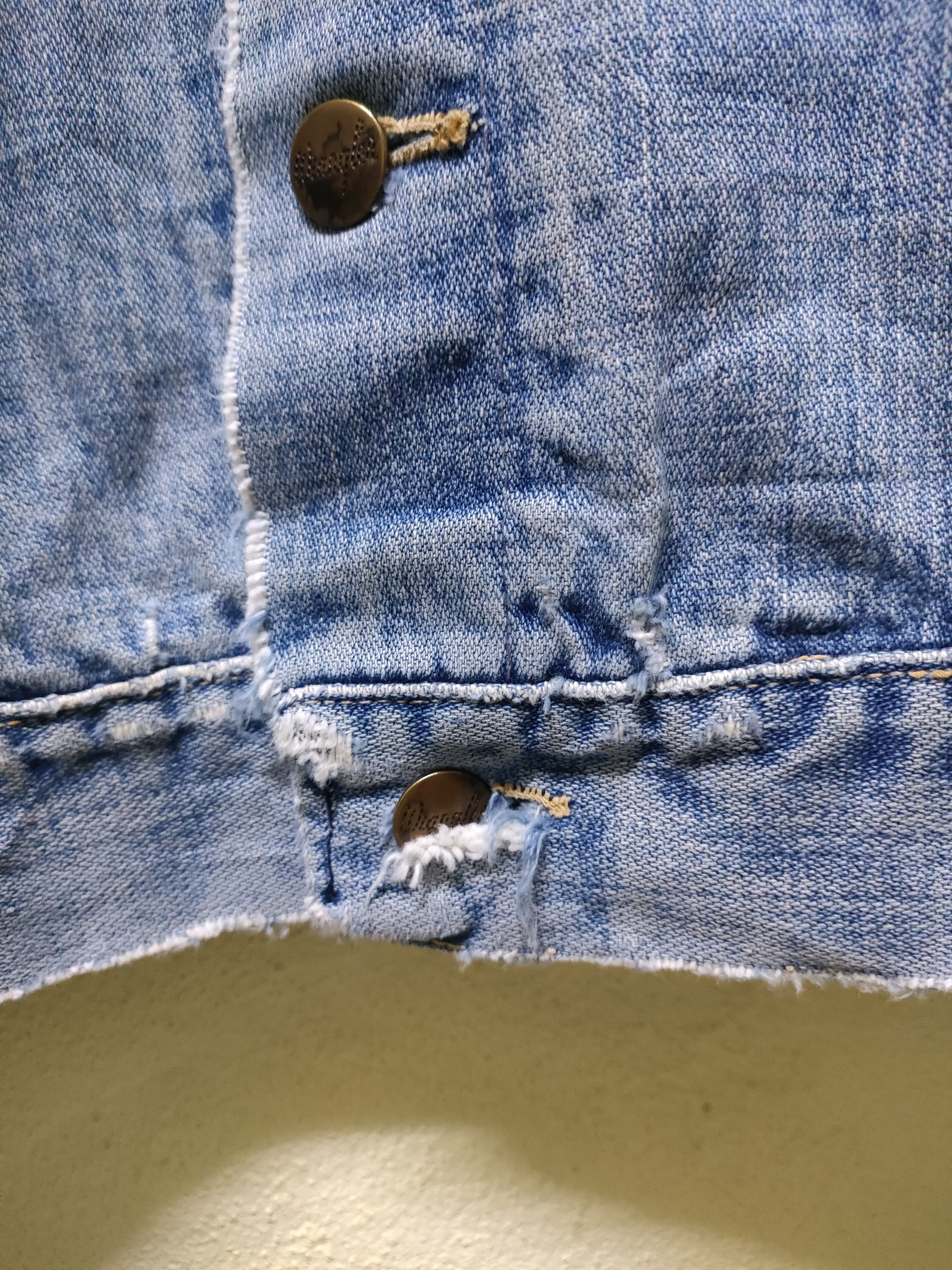 Vintage × Wrangler Vintage Wrangler Distressed Denim Jacket Size US M / EU 48-50 / 2 - 9 Thumbnail