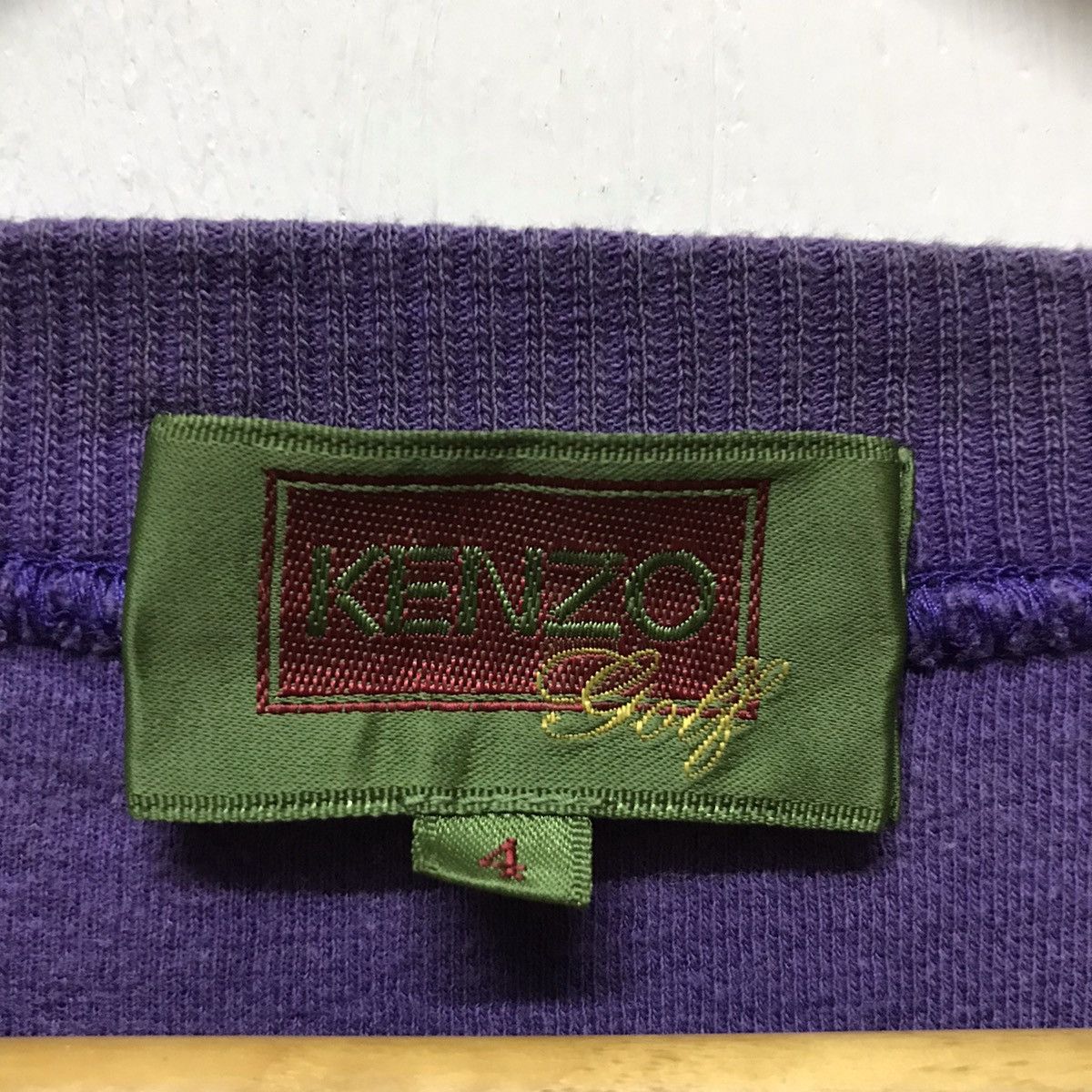 Kenzo × Vintage Vintage KENZO GOLF Sweatshirt Crewneck Pullover Jumper Size US L / EU 52-54 / 3 - 8 Thumbnail