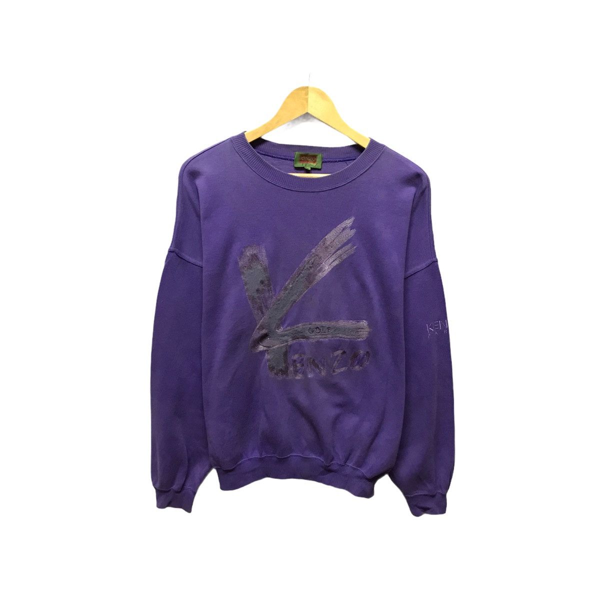 Kenzo × Vintage Vintage KENZO GOLF Sweatshirt Crewneck Pullover Jumper Size US L / EU 52-54 / 3 - 1 Thumbnail