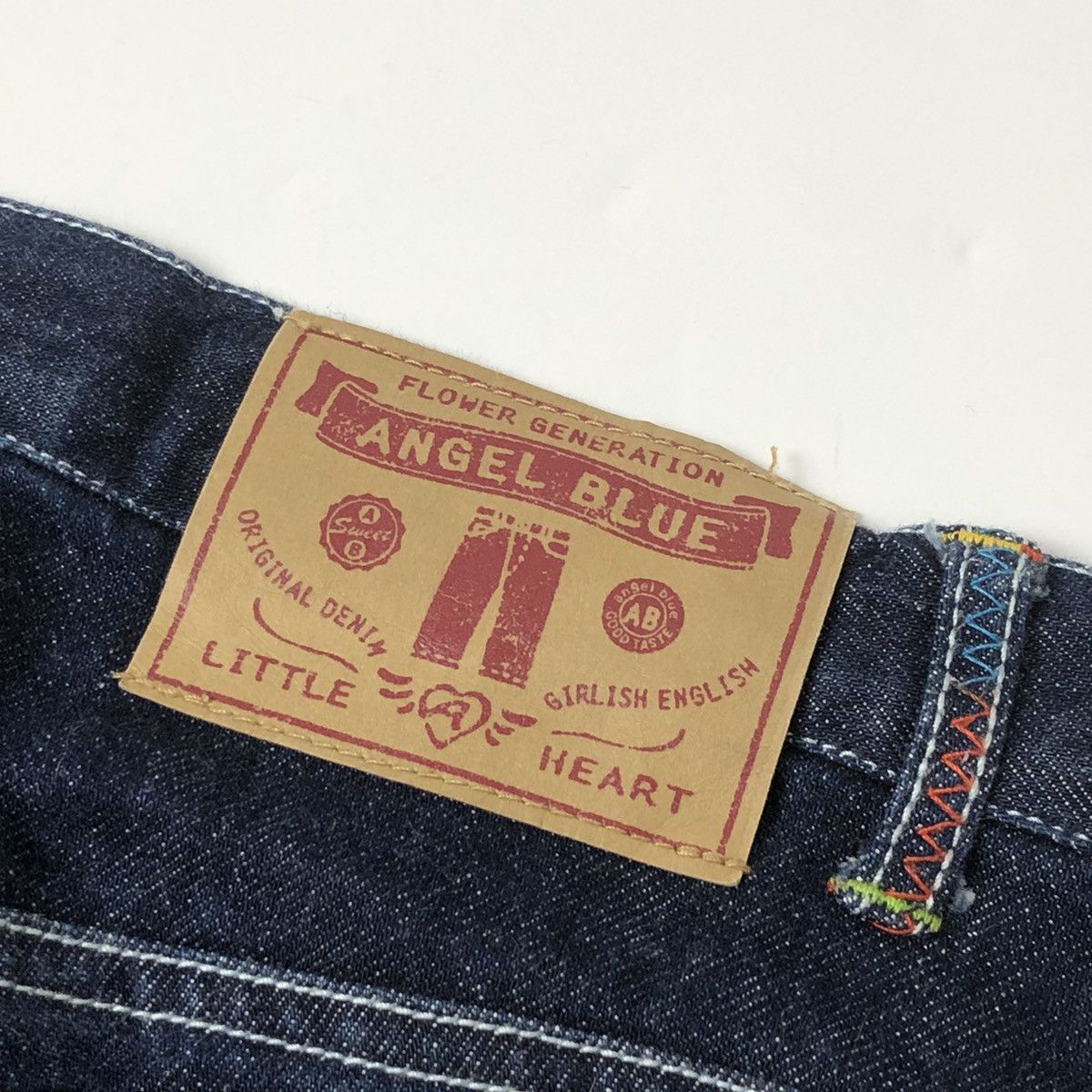 Hysteric Glamour × Japanese Brand 1990s Angel Blue - Sequin Short Denim Pants Size US 29 - 8 Thumbnail