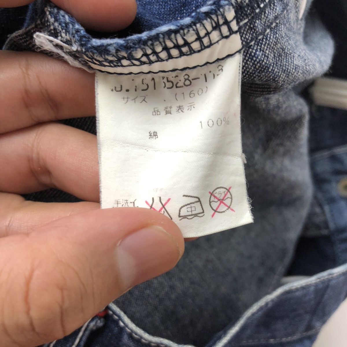 Hysteric Glamour × Japanese Brand 1990s Angel Blue - Sequin Short Denim Pants Size US 29 - 10 Thumbnail