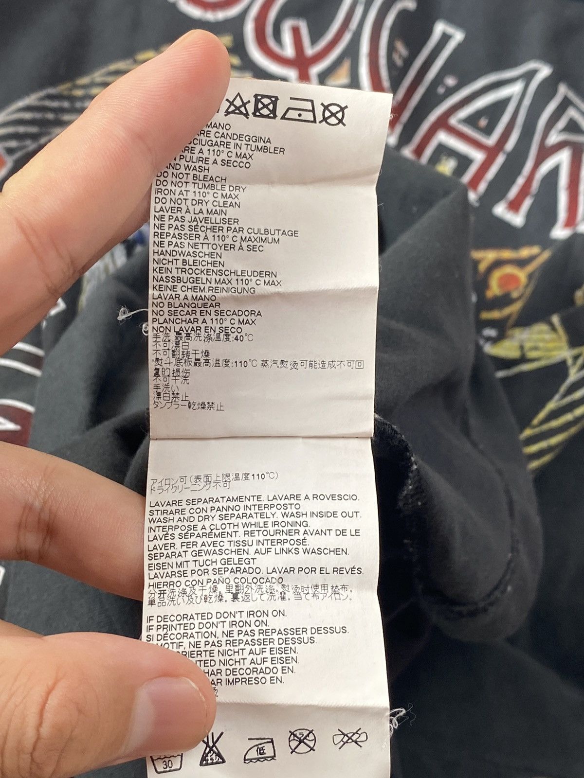 Dsquared2 2017 Dsquarded - Heavy Metal Long Tee Size US M / EU 48-50 / 2 - 5 Thumbnail