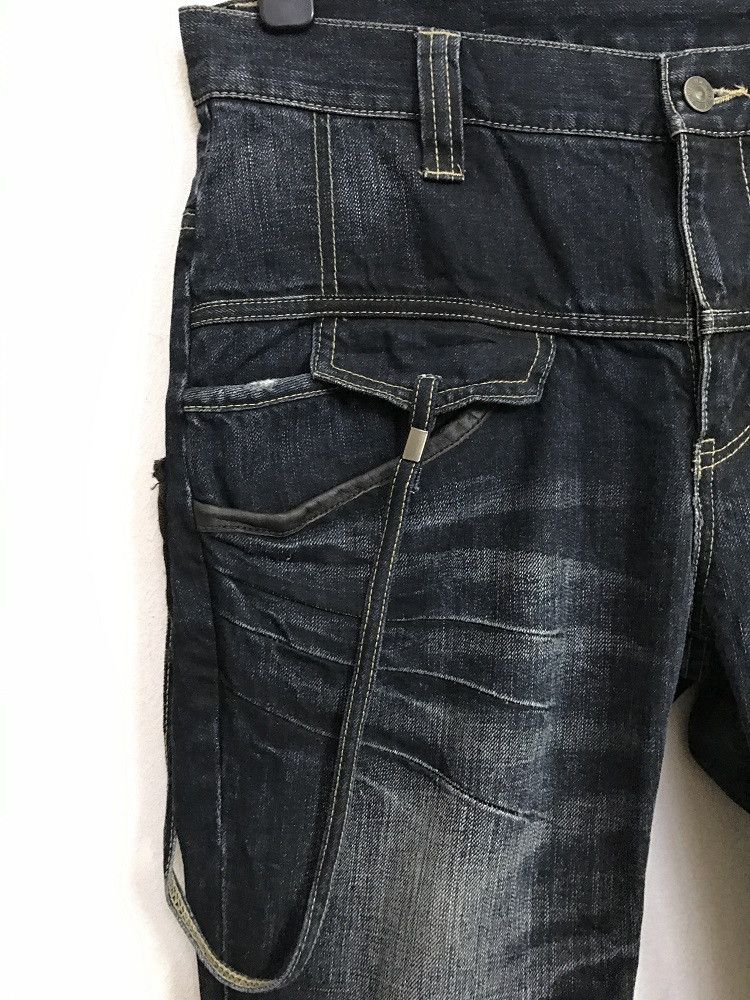 PPFM PPFM Distressed Denim Jeans Size US 32 / EU 48 - 2 Thumbnail
