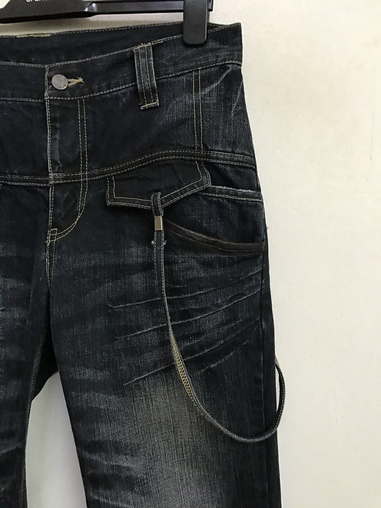 PPFM PPFM Distressed Denim Jeans Size US 32 / EU 48 - 3 Thumbnail
