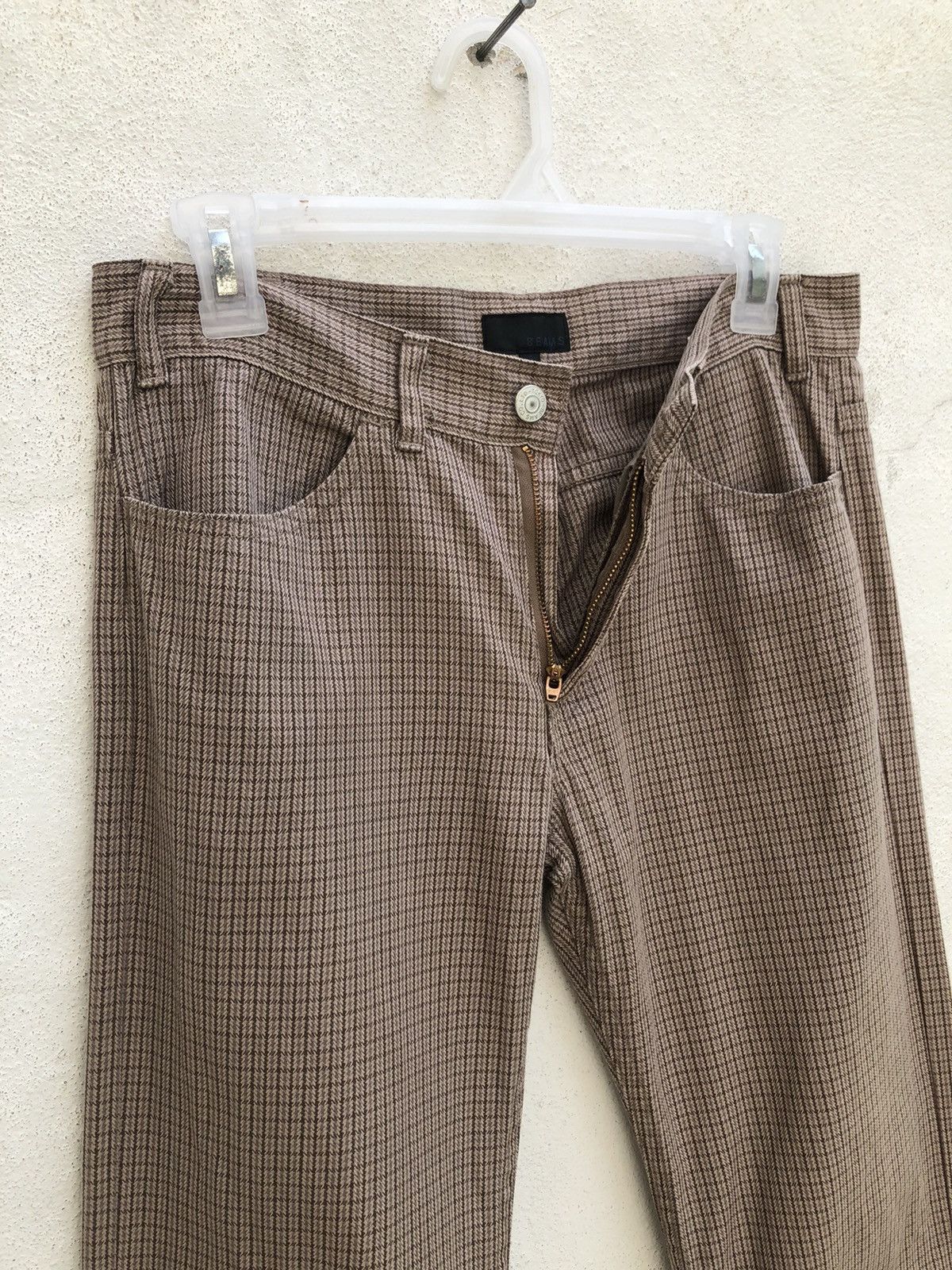 Beams Plus Vintage Beams Made in Japan Checkered Pant Size US 29 - 4 Thumbnail