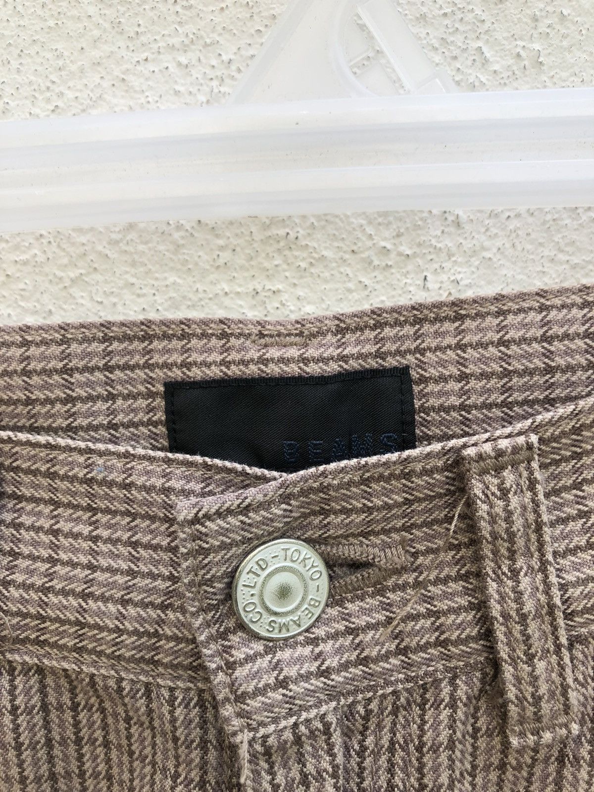 Beams Plus Vintage Beams Made in Japan Checkered Pant Size US 29 - 3 Thumbnail