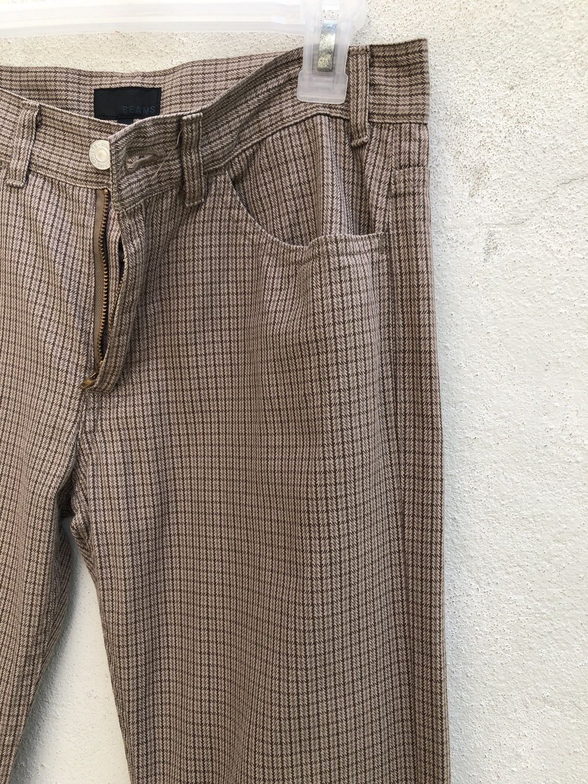 Beams Plus Vintage Beams Made in Japan Checkered Pant Size US 29 - 7 Thumbnail