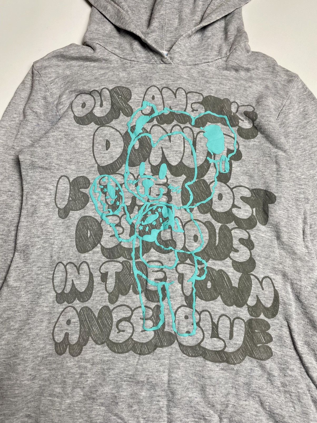Hysteric Glamour × Japanese Brand 1990s Angel Blue - Hoodie Dress Donut Mascot Size US S / EU 44-46 / 1 - 2 Thumbnail