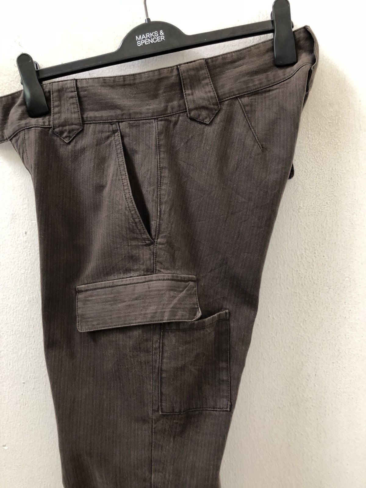 Beams Plus × Japanese Brand Beams Made In Japan Striped Twill Cargo Trouser Pant Size US 30 / EU 46 - 10 Thumbnail