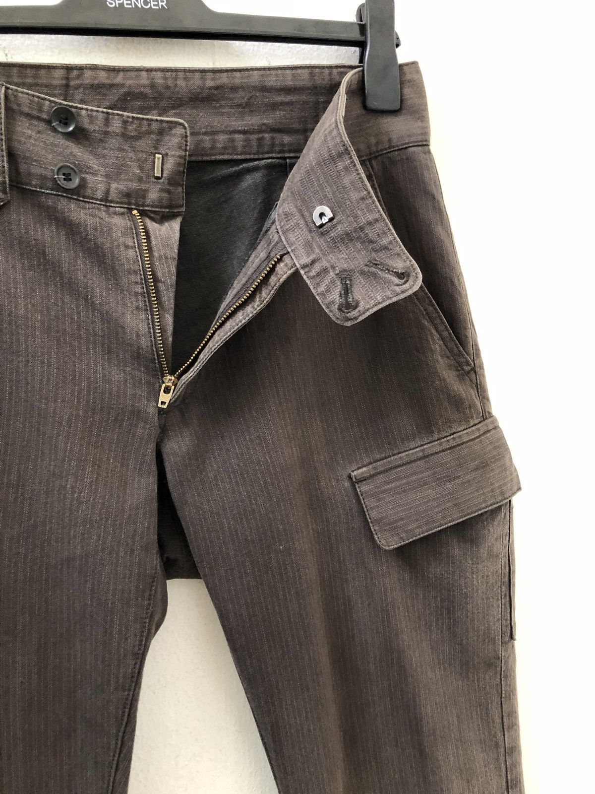 Beams Plus × Japanese Brand Beams Made In Japan Striped Twill Cargo Trouser Pant Size US 30 / EU 46 - 5 Thumbnail
