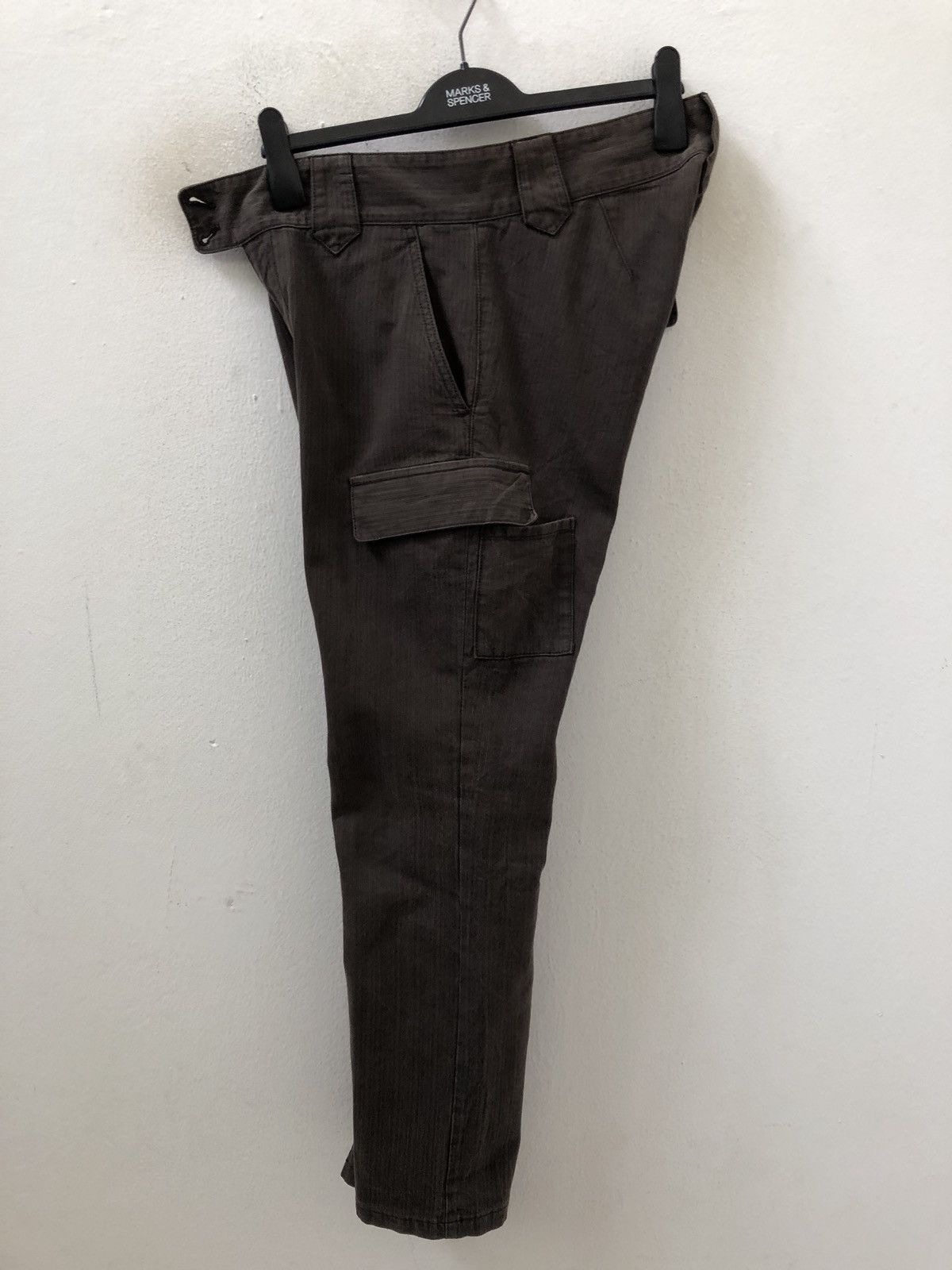 Beams Plus × Japanese Brand Beams Made In Japan Striped Twill Cargo Trouser Pant Size US 30 / EU 46 - 9 Thumbnail