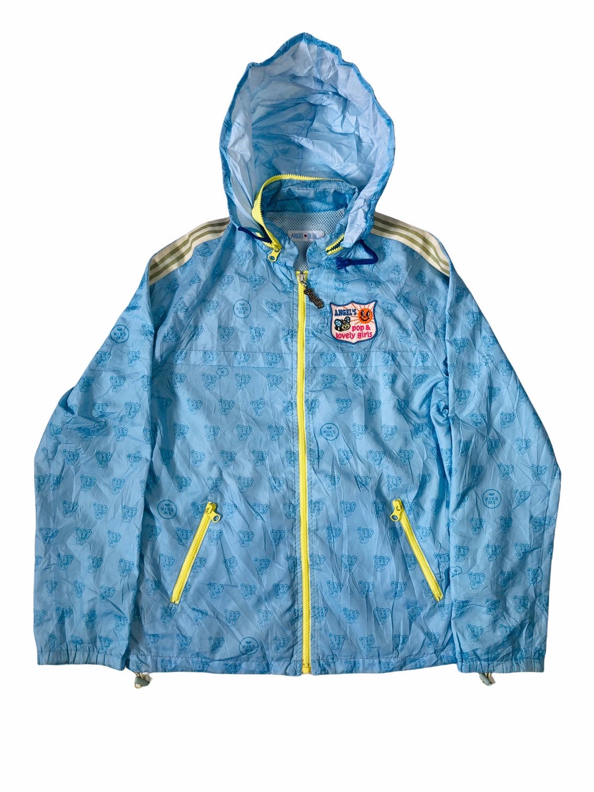 Hysteric Glamour 🛒 SENDOFFERS🛒90s Angel Blue Lightweight Hidden Hoodie Jacket Size US M / EU 48-50 / 2 - 3 Thumbnail
