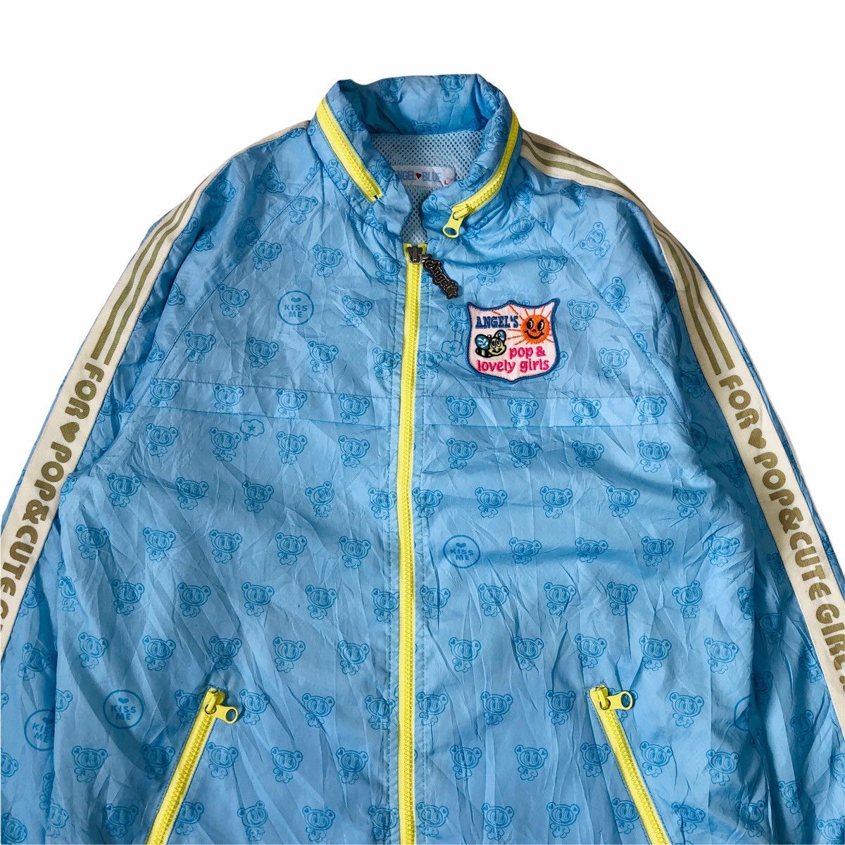 Hysteric Glamour 🛒 SENDOFFERS🛒90s Angel Blue Lightweight Hidden Hoodie Jacket Size US M / EU 48-50 / 2 - 6 Thumbnail