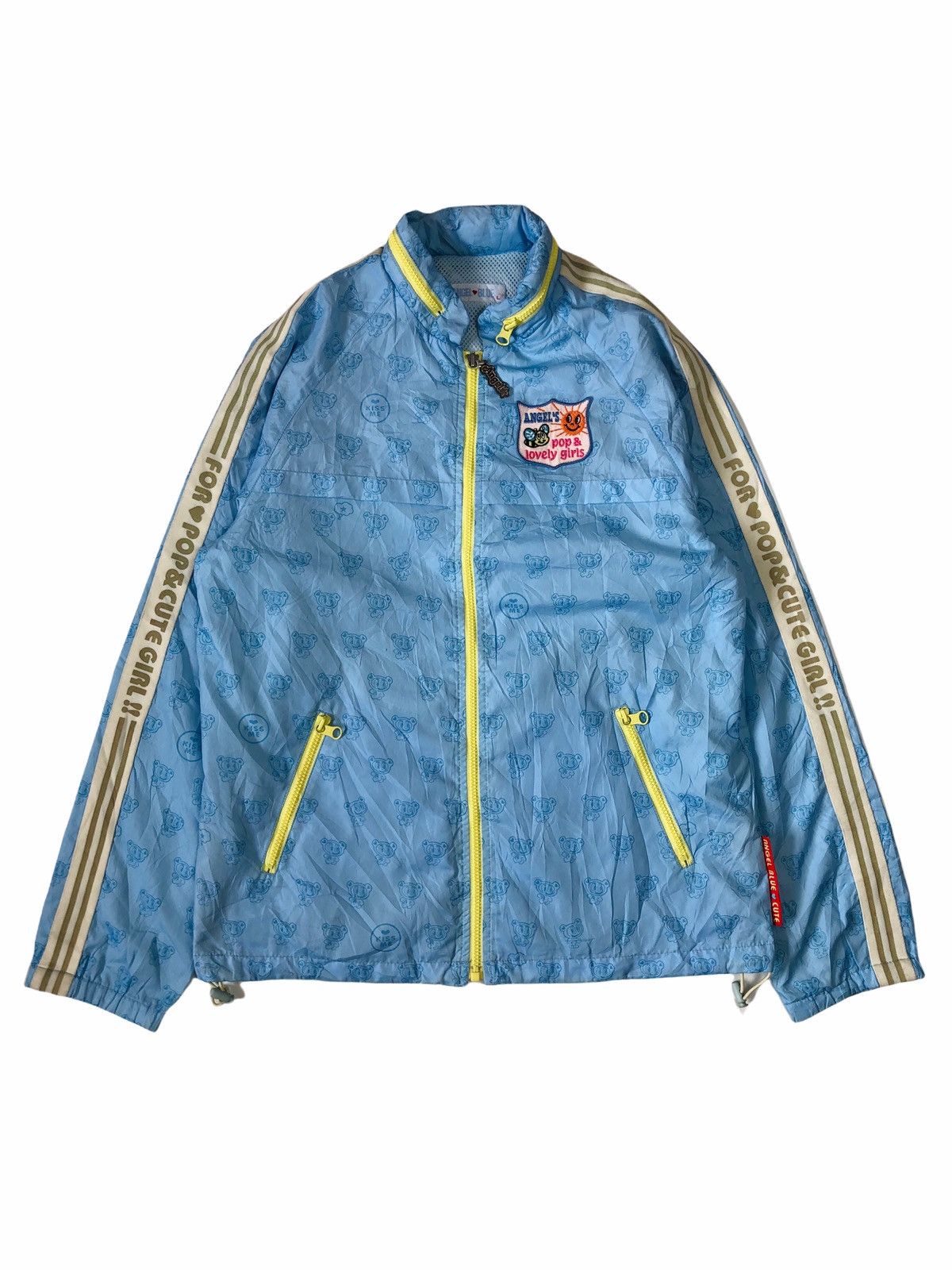 Hysteric Glamour 🛒 SENDOFFERS🛒90s Angel Blue Lightweight Hidden Hoodie Jacket Size US M / EU 48-50 / 2 - 1 Thumbnail