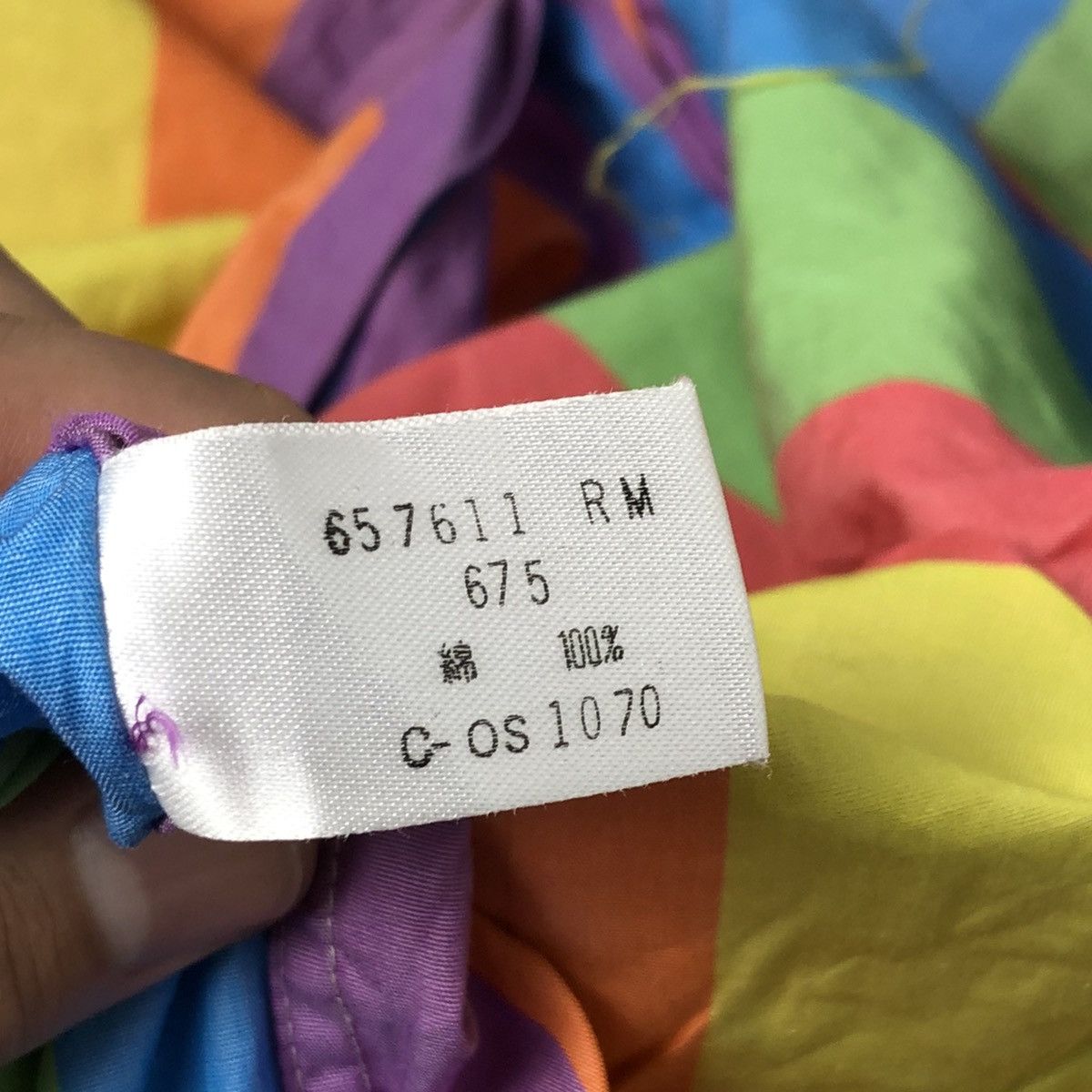 Paul Smith 🛒DELETE 24H🛒1990s Paul Smith - Rainbow Shirt Size US L / EU 52-54 / 3 - 4 Thumbnail