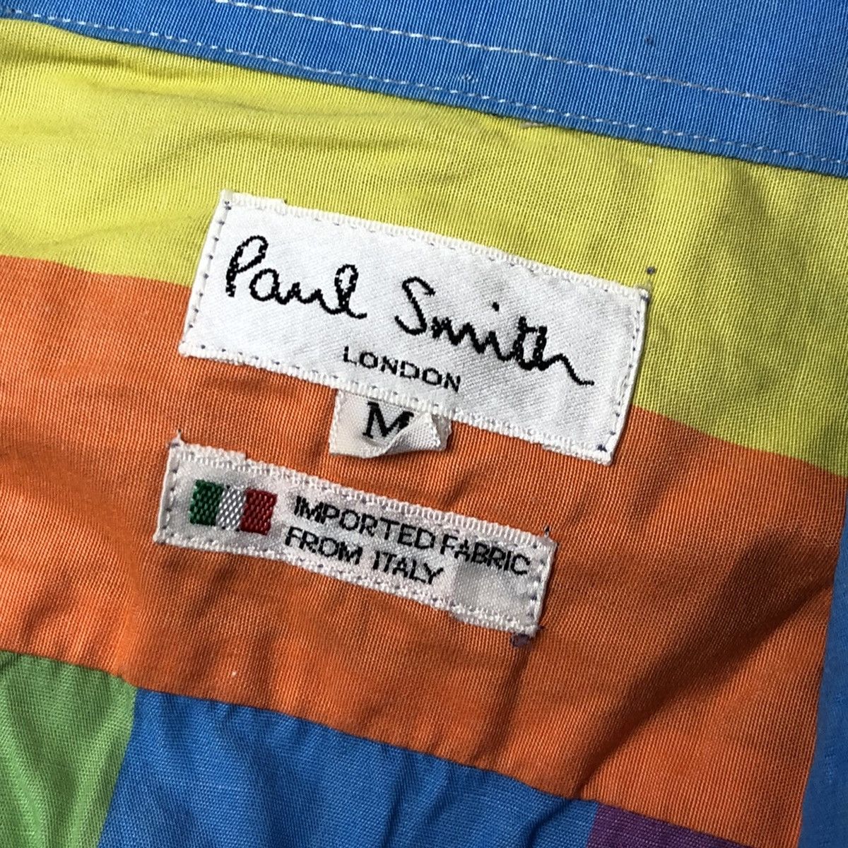 Paul Smith 🛒DELETE 24H🛒1990s Paul Smith - Rainbow Shirt Size US L / EU 52-54 / 3 - 3 Thumbnail