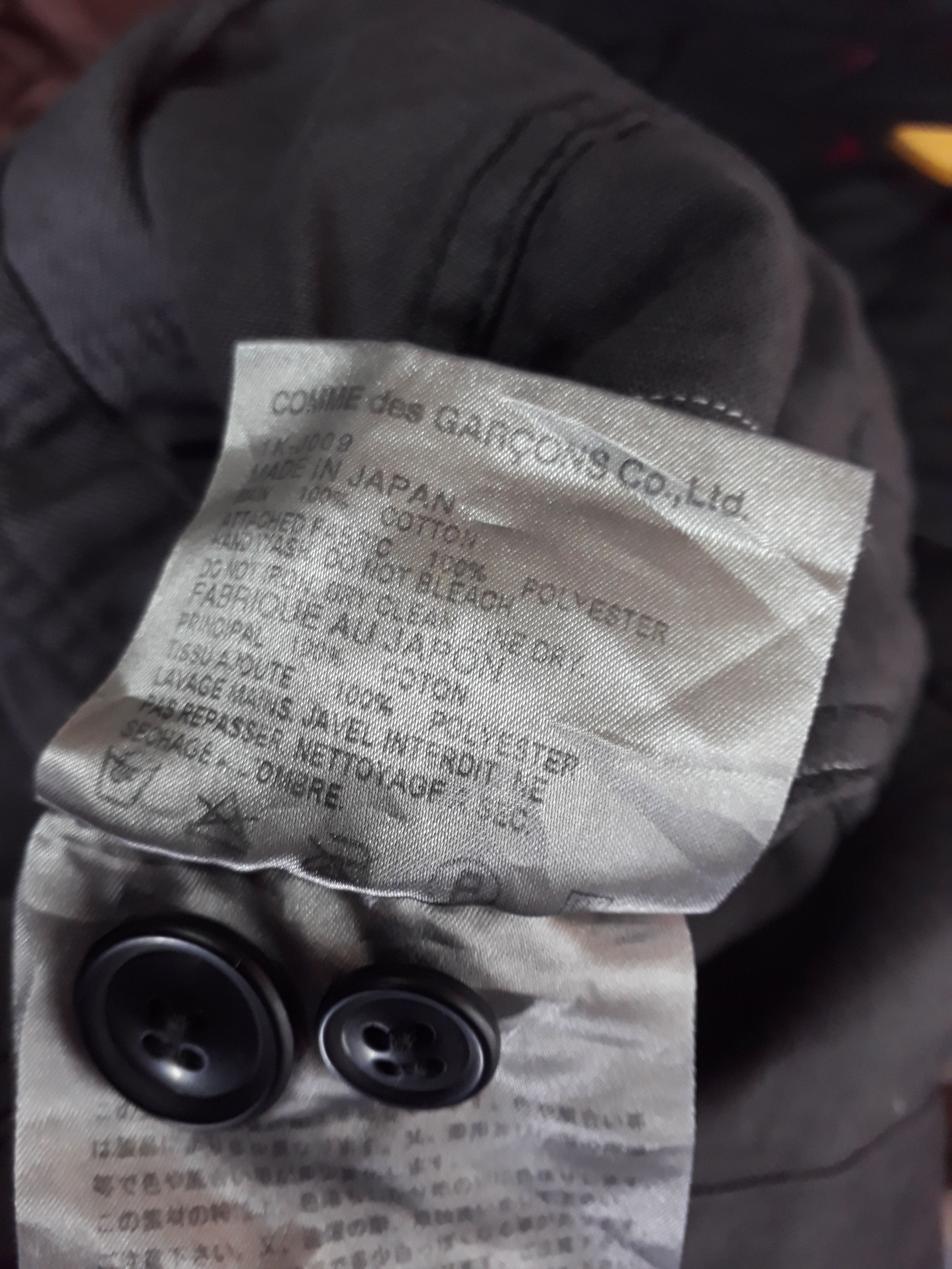 Comme des Garcons × Comme des Garcons Homme Plus Comme des Garcon Black Jacket Size US S / EU 44-46 / 1 - 6 Thumbnail